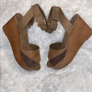Brown Wedge Shoes